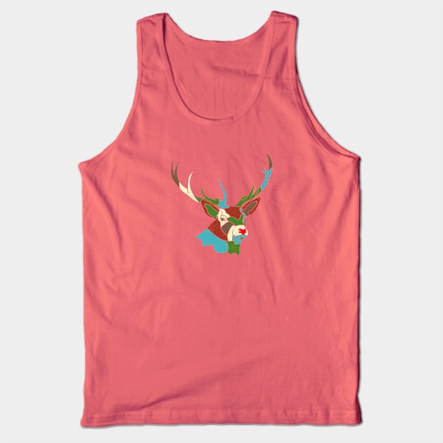 Reindeer Tank Top by grdibnz